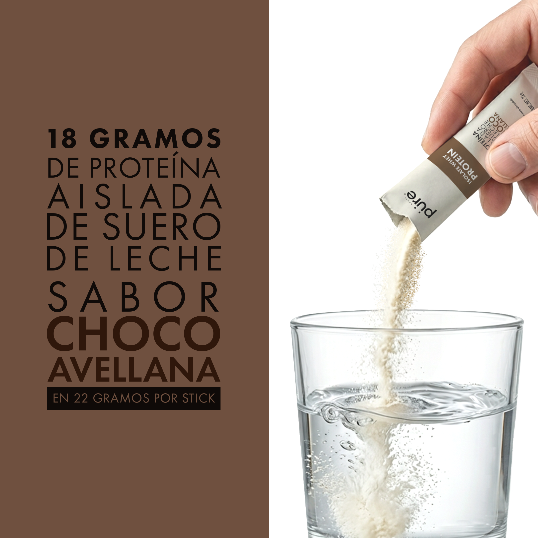 ISOLATE WHEY PROTEIN • Choco-avellana