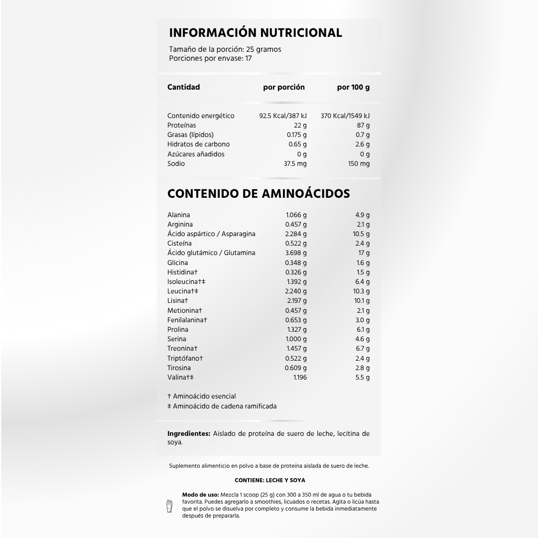Proteina WPI90