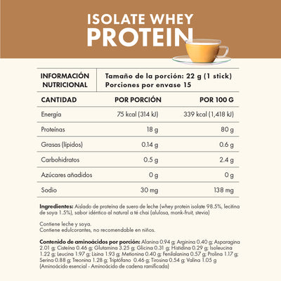 ISOLATE WHEY PROTEIN • Chai